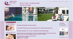 Desktop Screenshot of bellavitadayspa.de